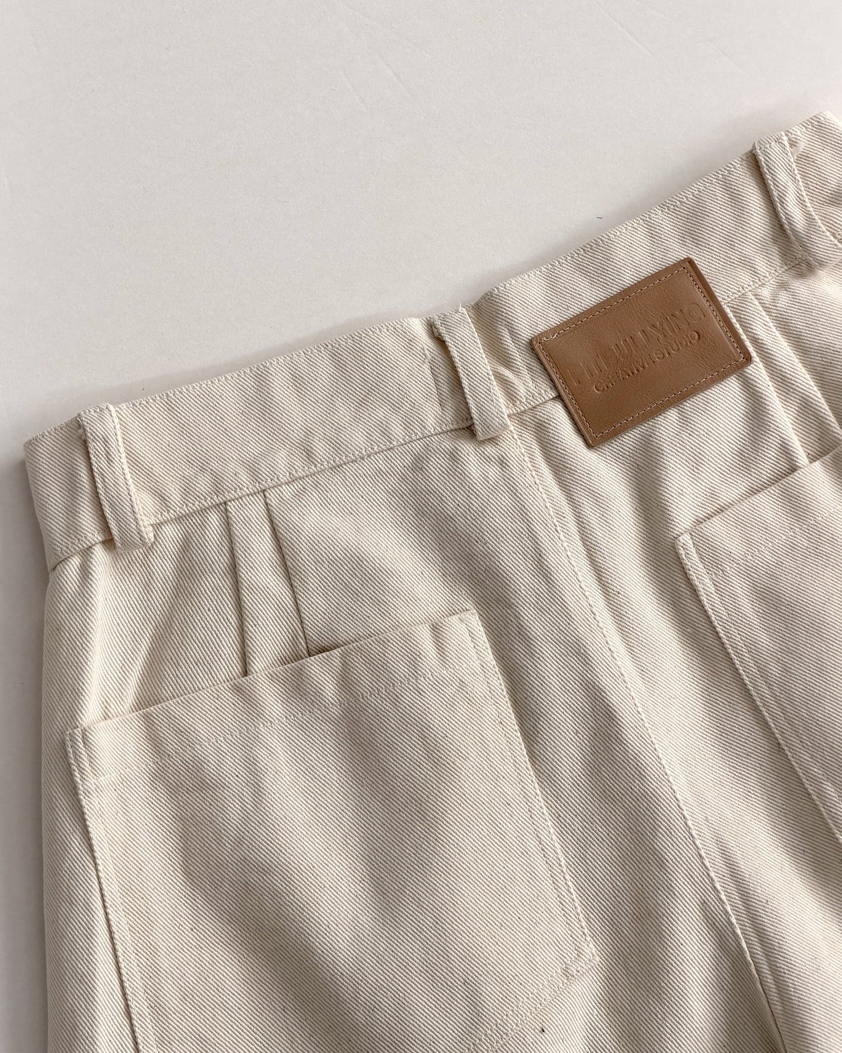 JORT DENIM JAPANESE BEIGE - imagen 6