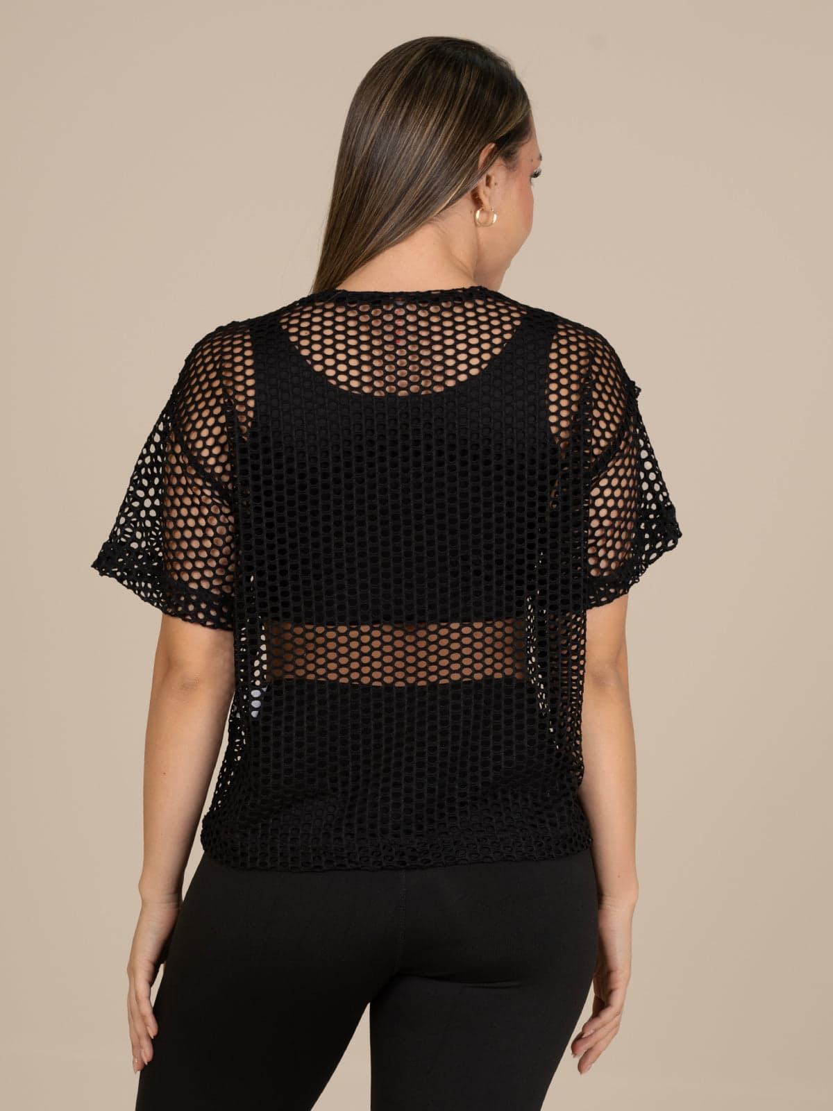 Camiseta tulum malla negra - imagen 4