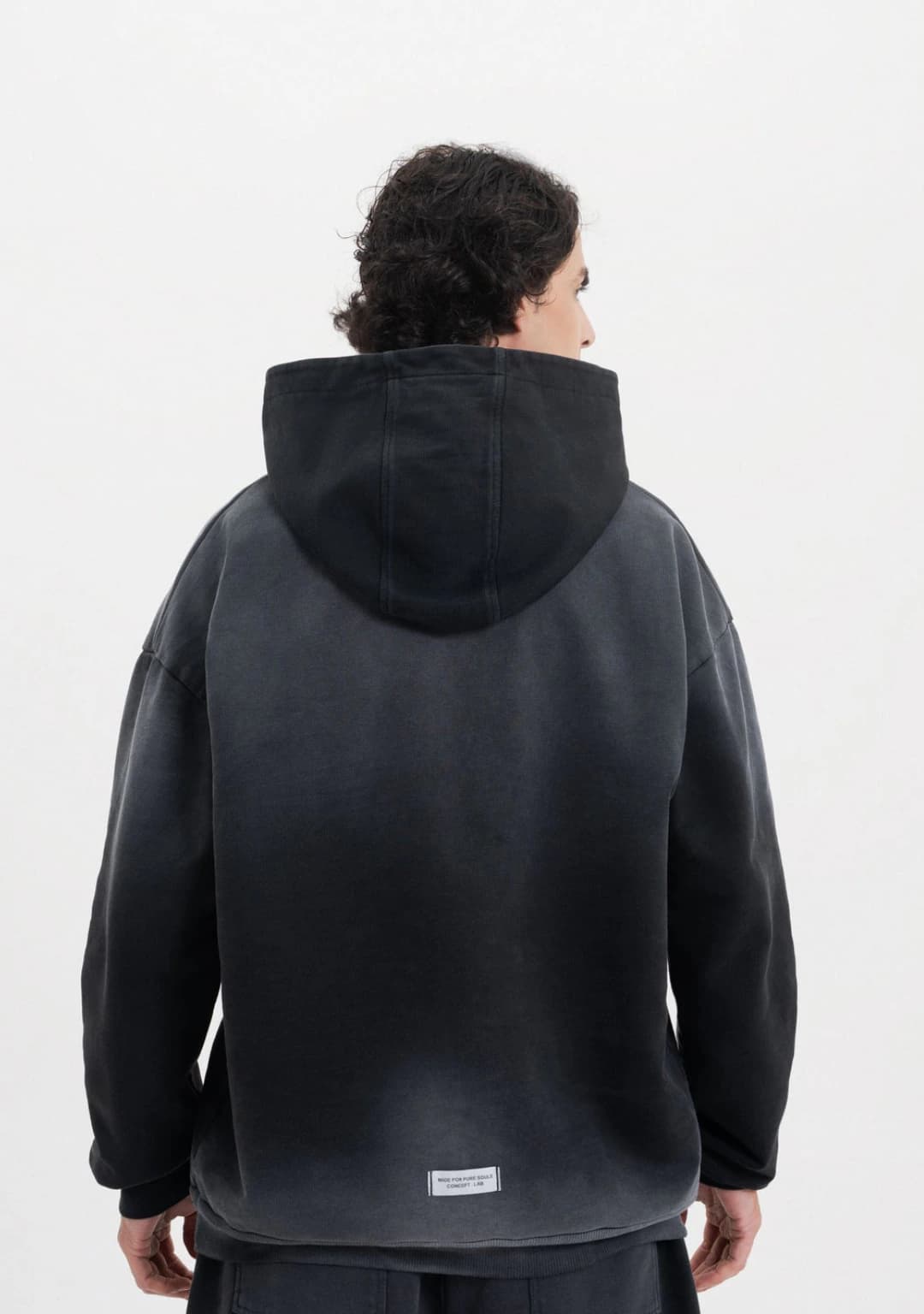 ACROSS THE LINES BLACK HOODIE - imagen 3