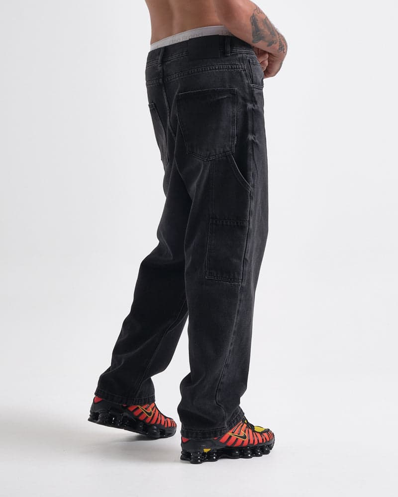 Jeans Baggy Básico Essential Black - imagen 5