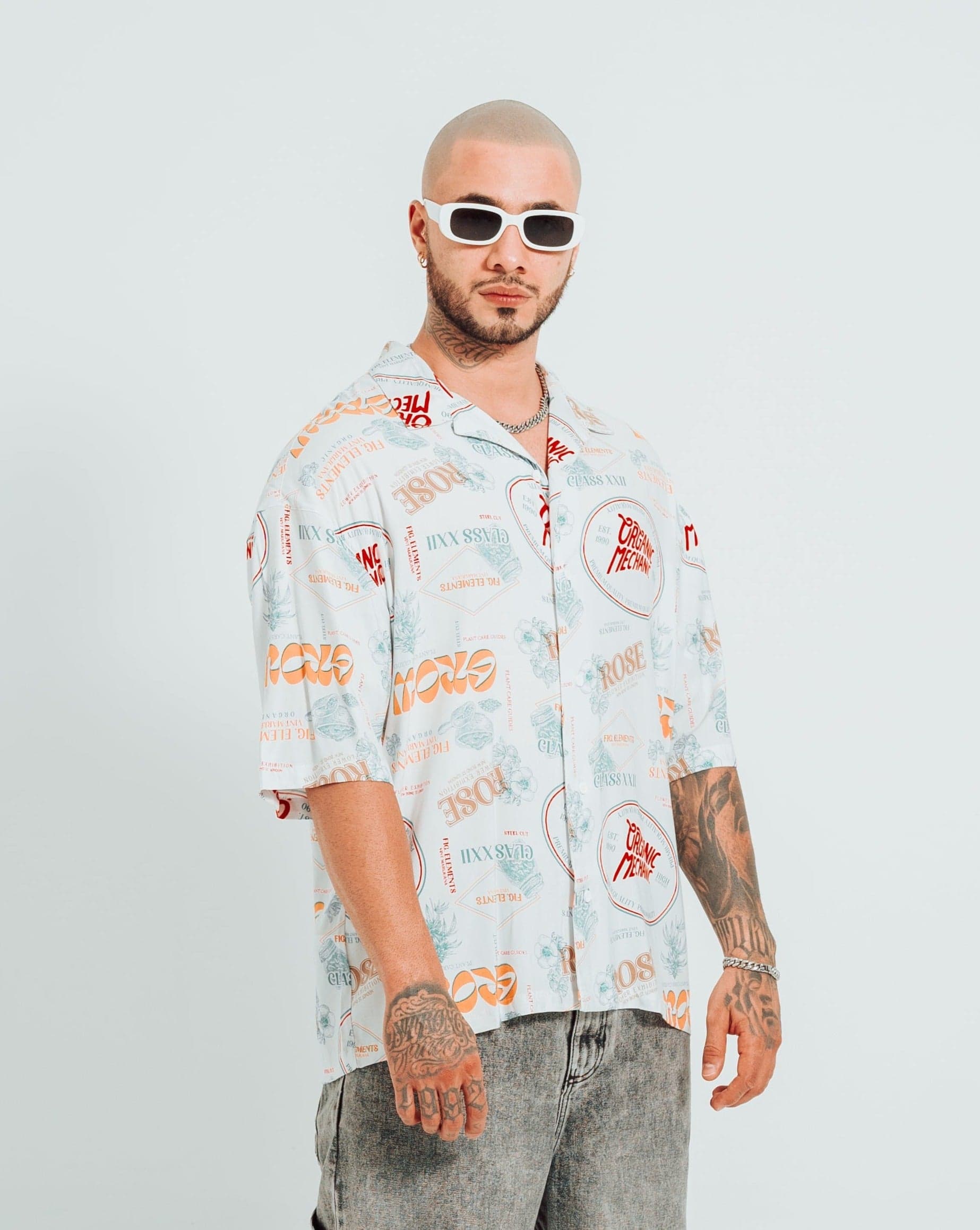 Camisa Para Hombre Oversize Crudo Grow - imagen 5