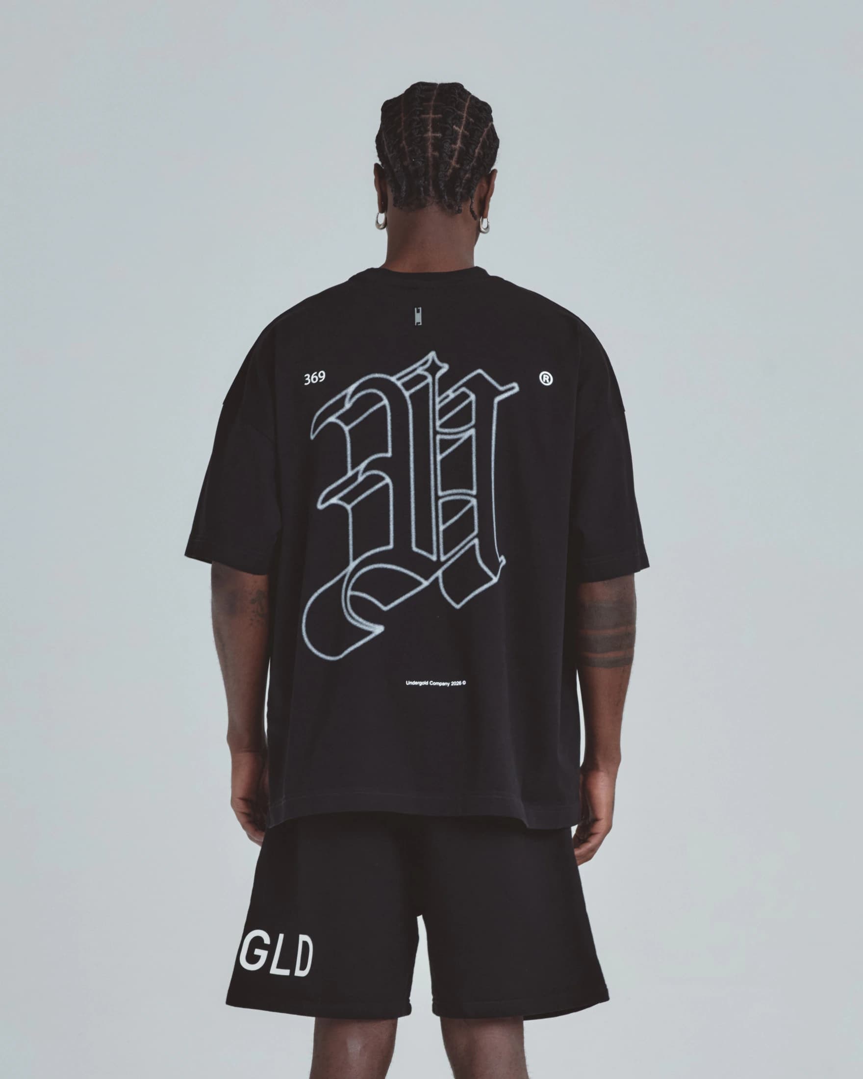 Line Solid U Tshirt Black - imagen 7