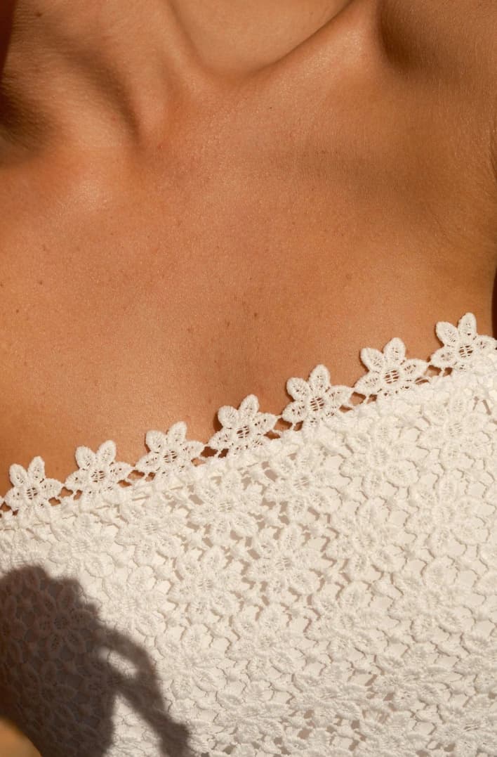 Blusa Flor Guipure - imagen 3