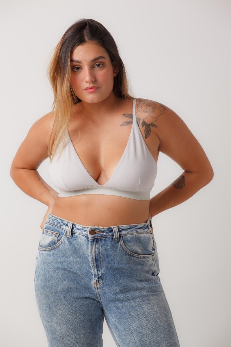 Basic Cotton Bralette - imagen 3