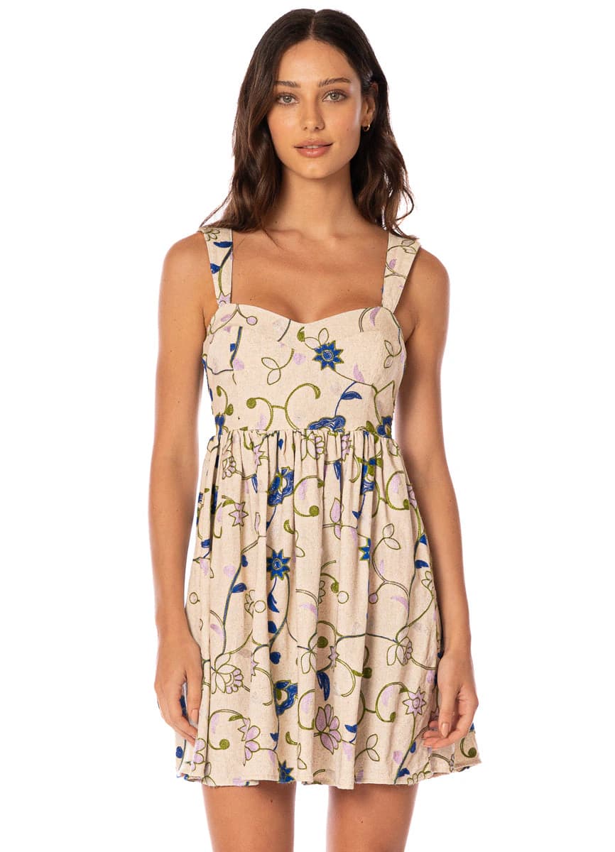 Maaji Purple Meadow Sarah Short Dress - imagen 1