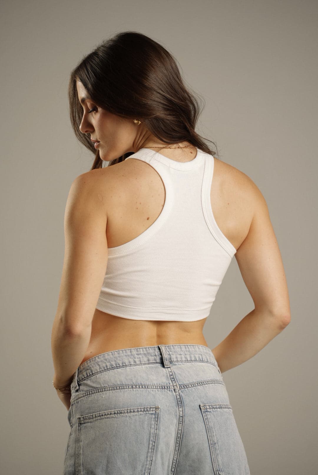 Rib Tank Top Crudo - imagen 2