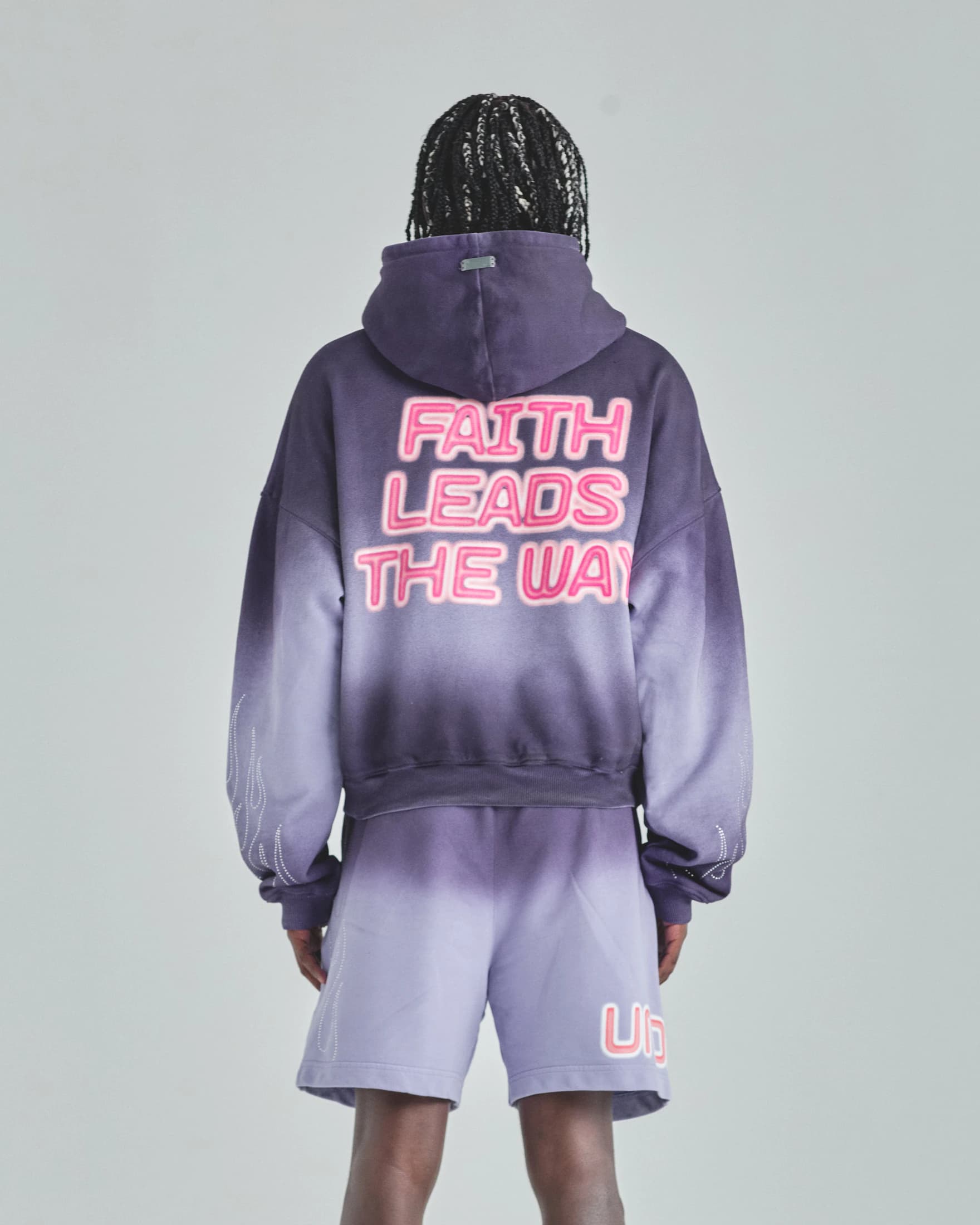 Act 1 Radiant Boxy Fit Hoodie Faded Purple - imagen 6