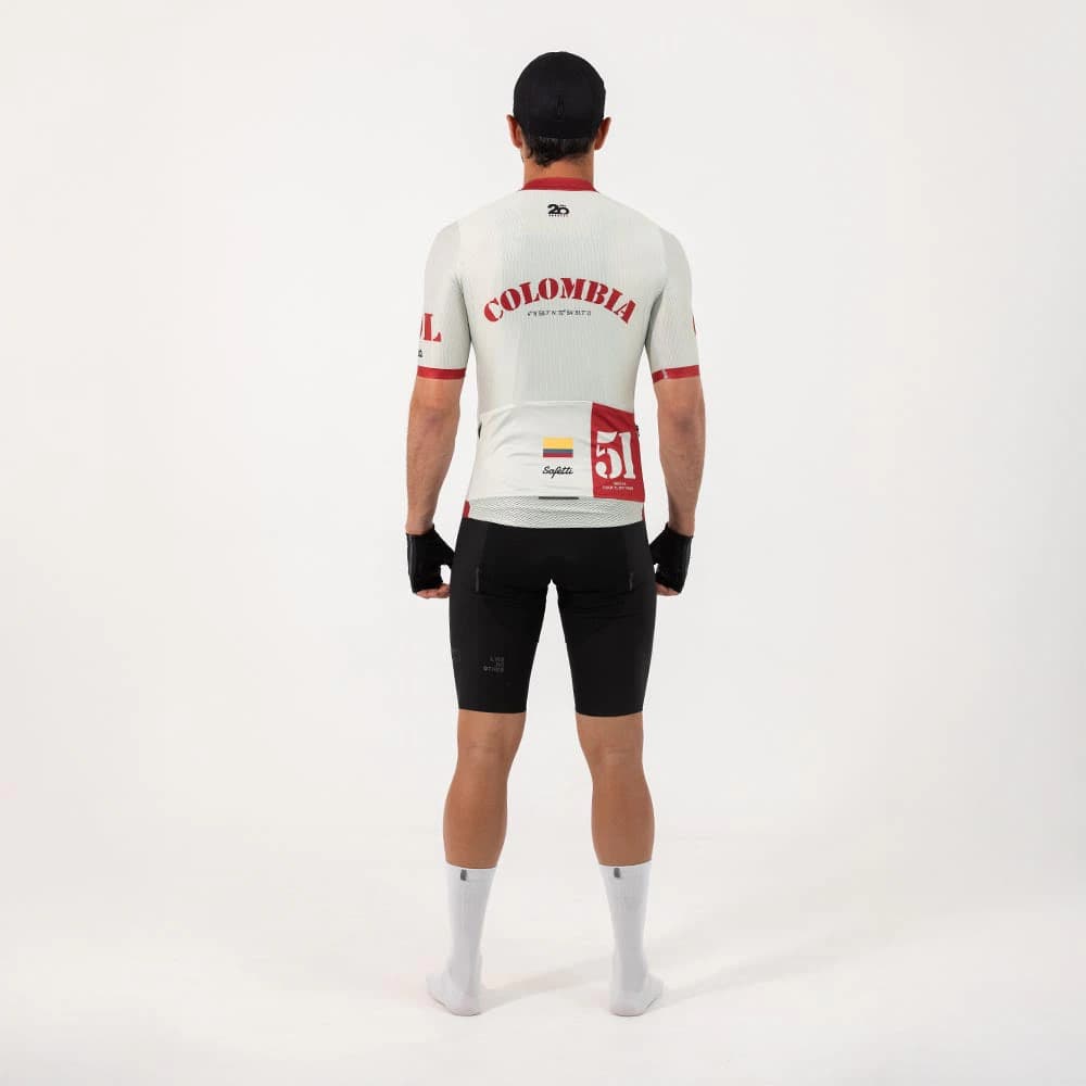 CAMISA CICLISMO MANGA CORTA COLOMBIA 51 PARA HOMBRE - imagen 2
