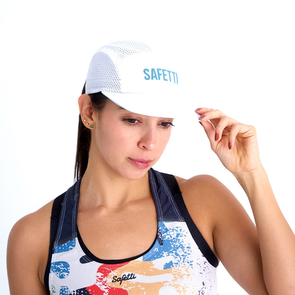 GORRA RUNNING KOOLER WHITE UNISEX - imagen 1
