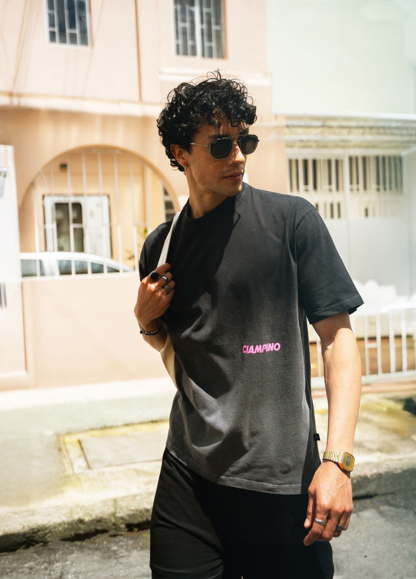 Bold Rosa Boxy Fit - Negro Gradiente - imagen 2