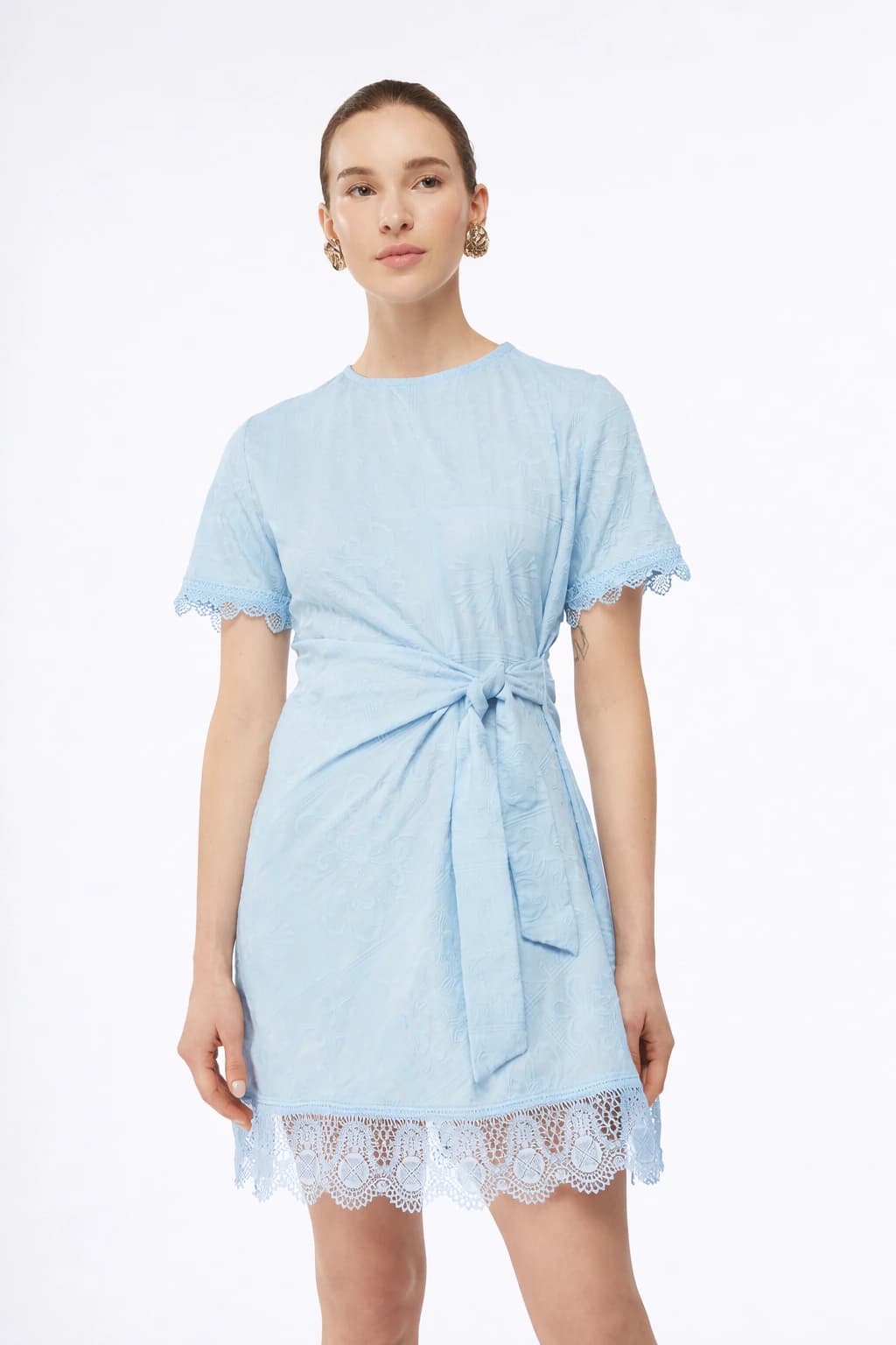 ISOLDE MINI DRESS BLUE - imagen 1