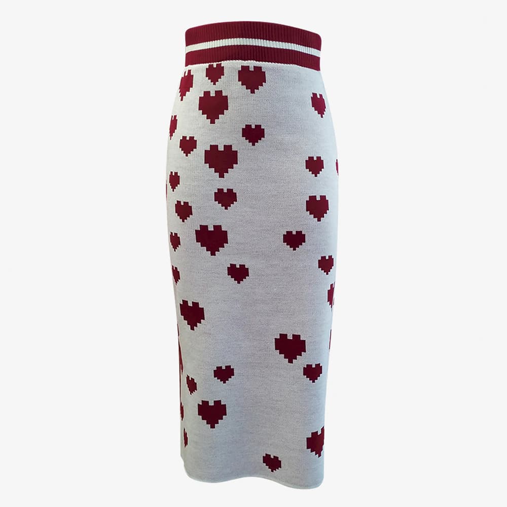 Falda Cuore Rojo