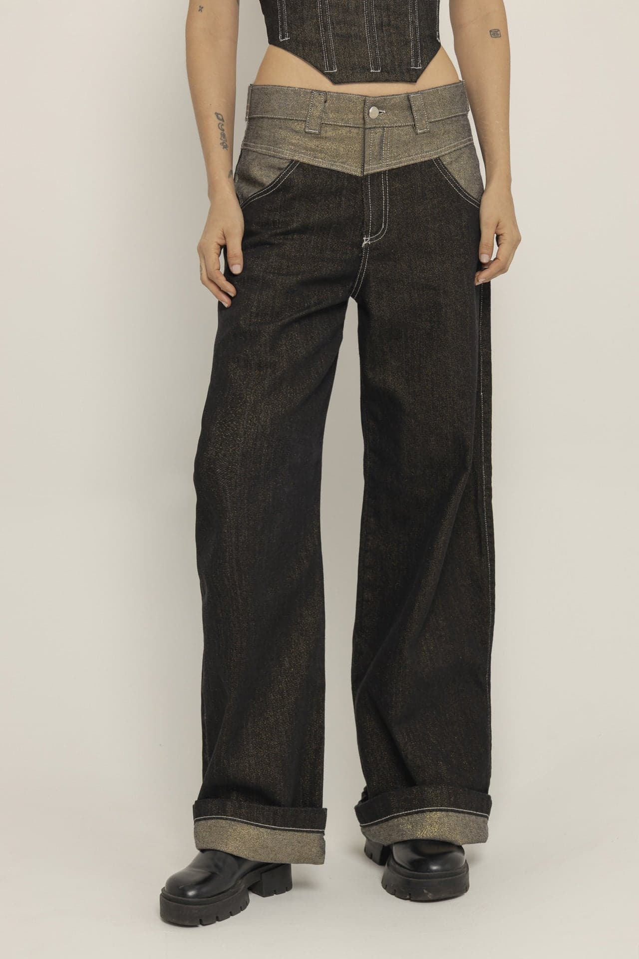 GOLD LAGOON PANTS - imagen 1