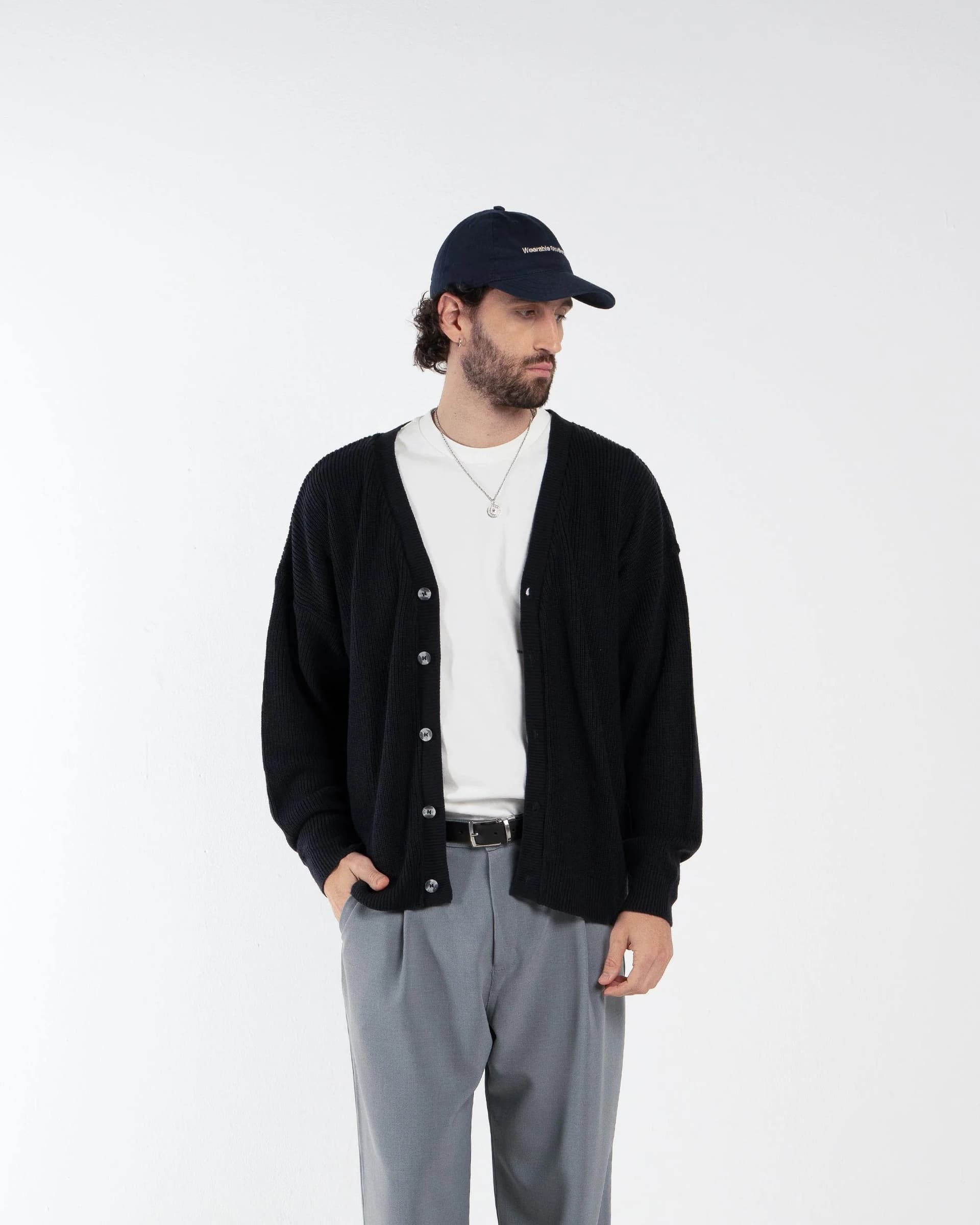 CARDIGAN RUM AZUL OSCURO - imagen 4