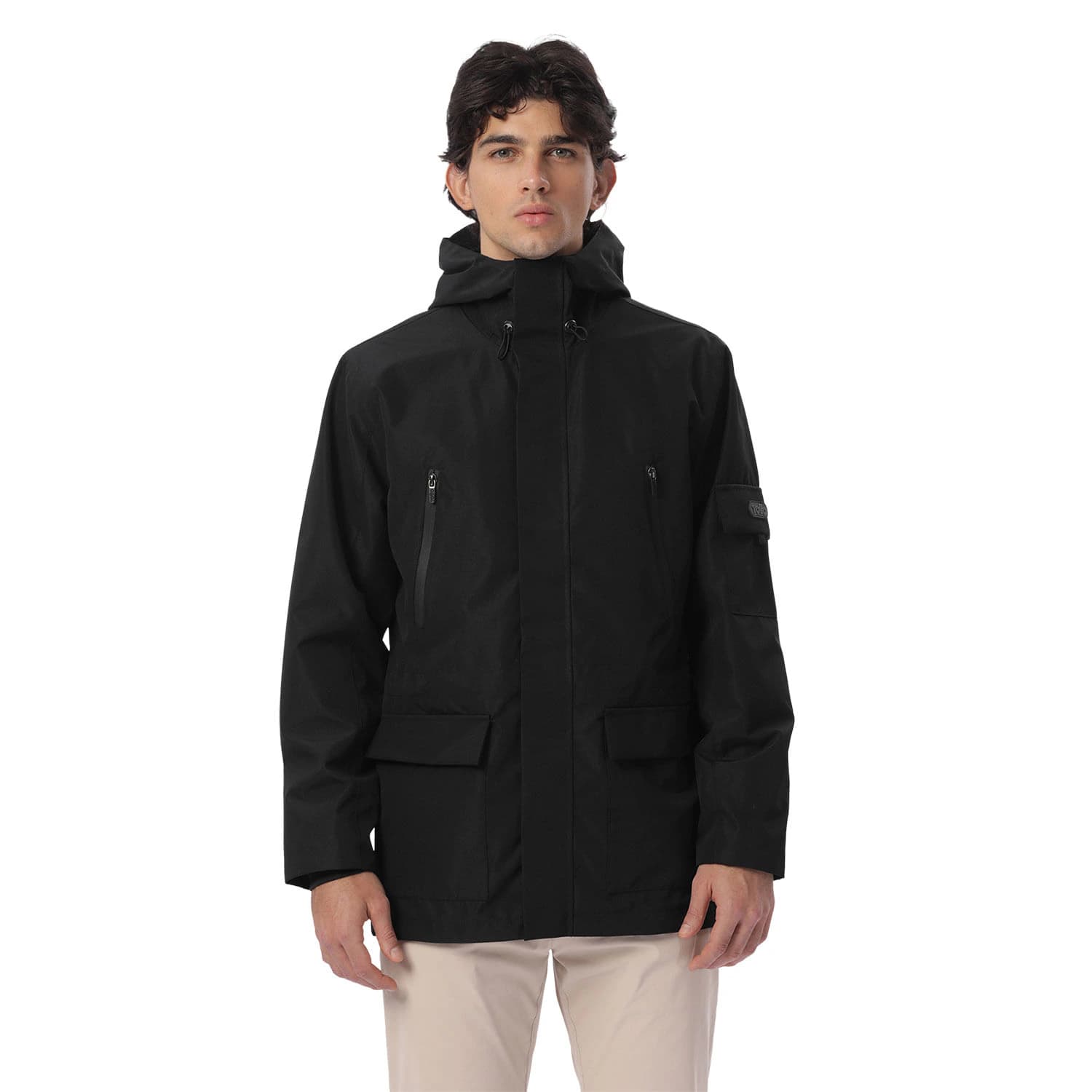 Chaqueta Térmica tipo Fijack Hombre Moonli Negra