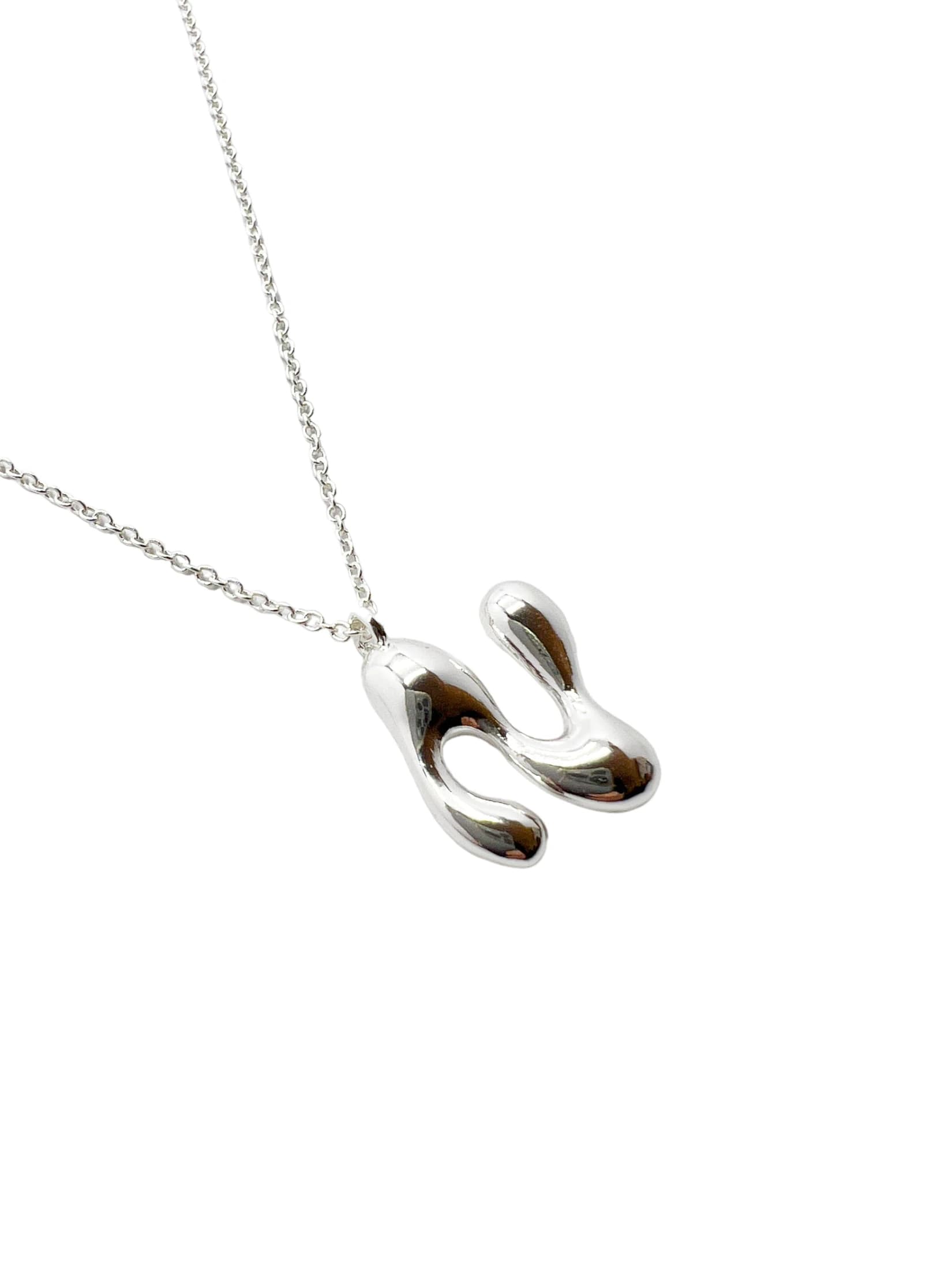 cadena letra cosmic water silver - imagen 15