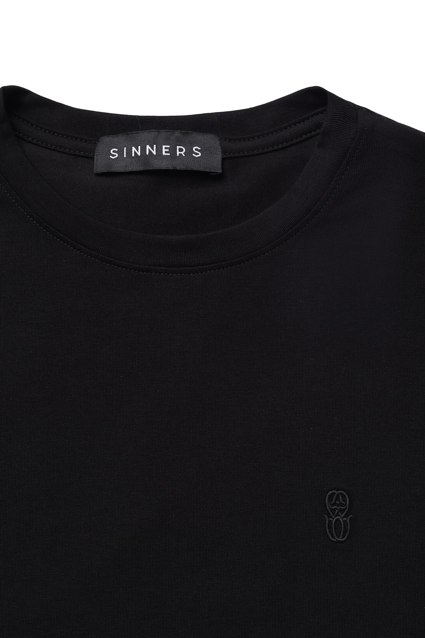 MONOGRAM SLIM BLACK T-SHIRT - imagen 3