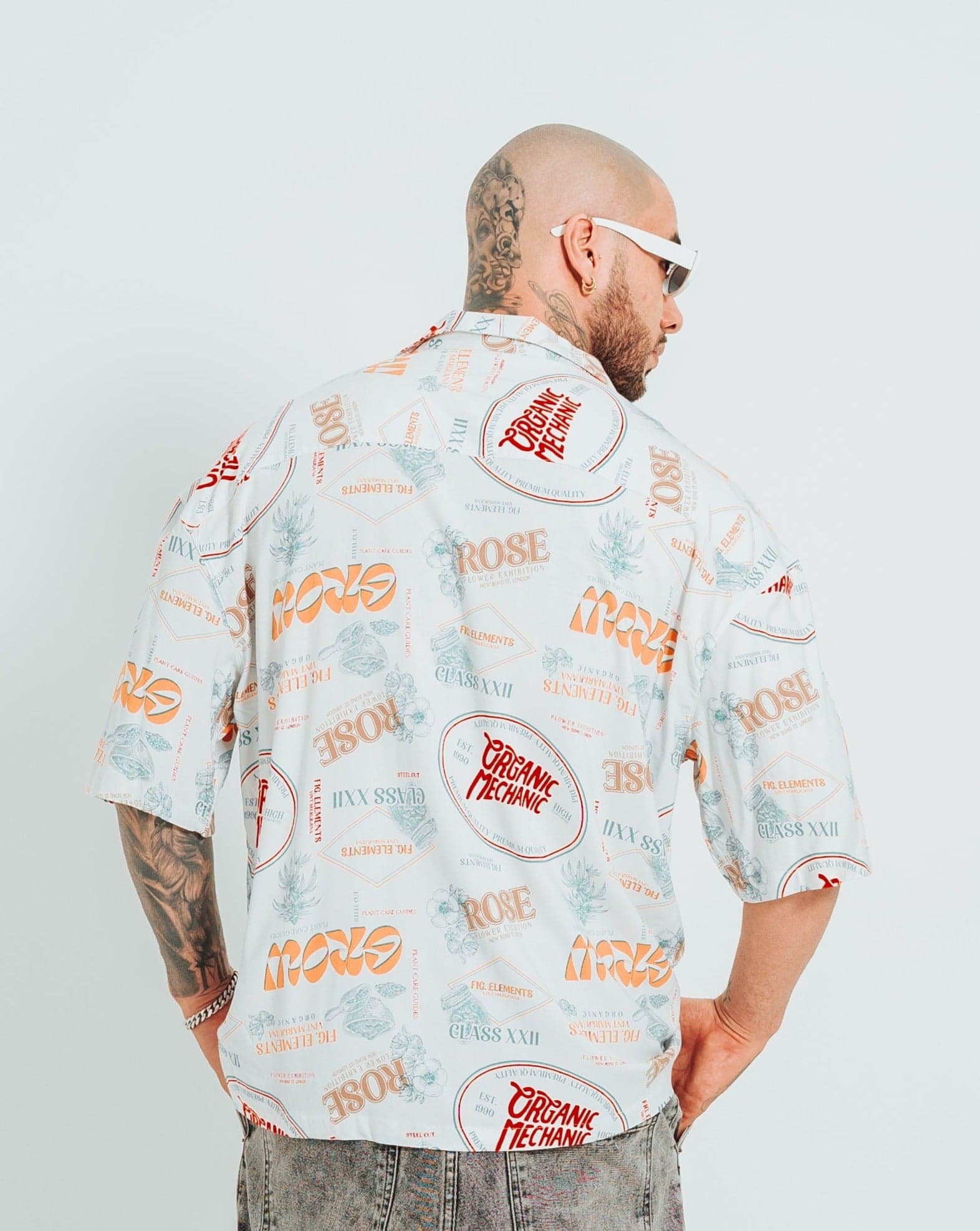 Camisa Para Hombre Oversize Crudo Grow - imagen 1