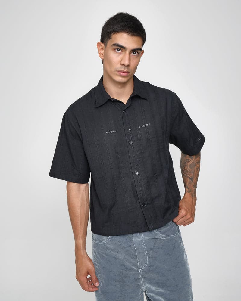 Camisa Boxy Freedom Black - imagen 2