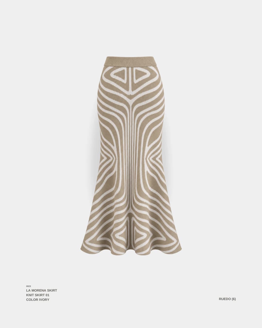 "LA MORENA" SKIRT IVORY - imagen 4
