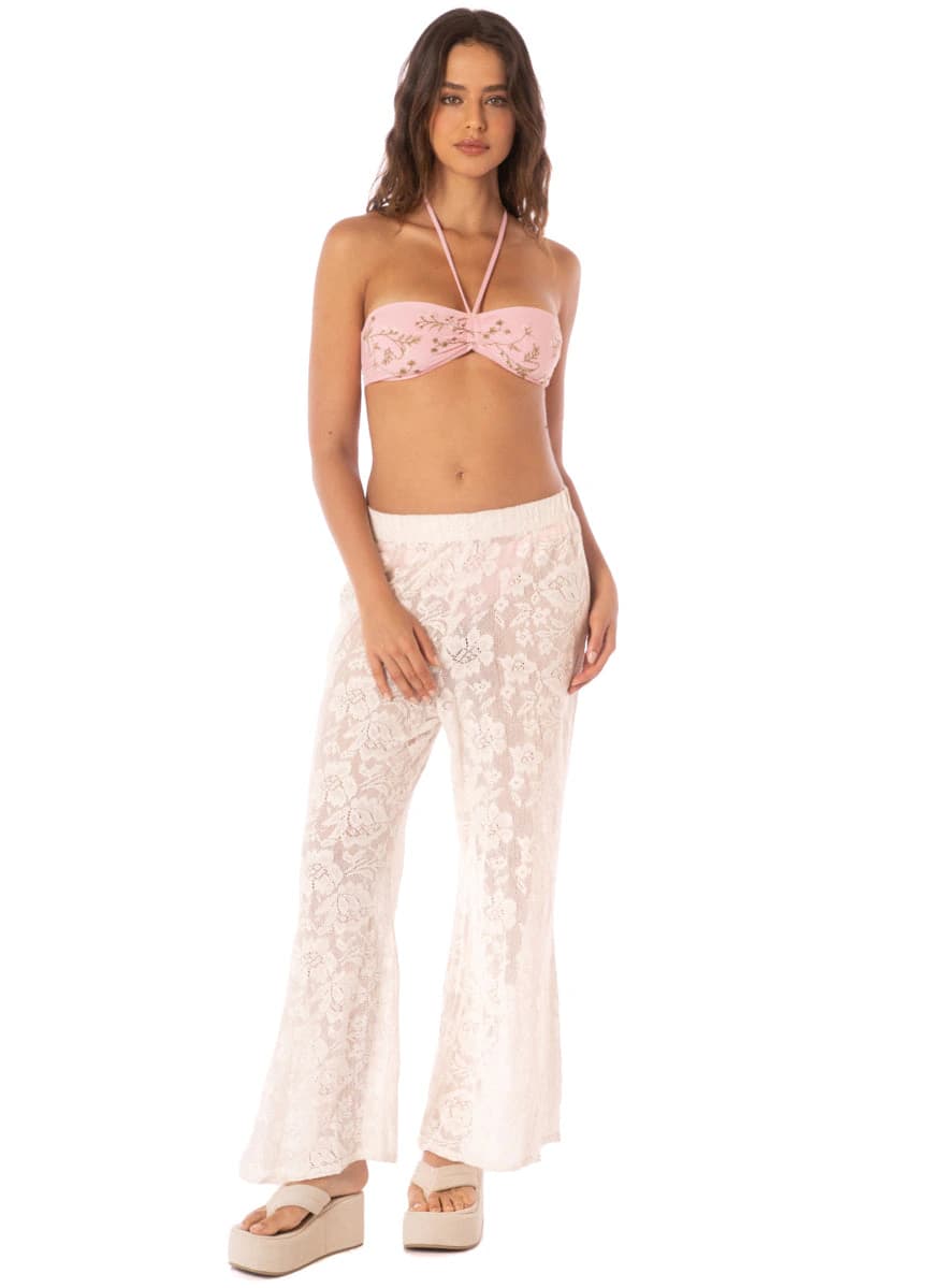 Maaji Floralwhite Lace Elise Pants - imagen 1