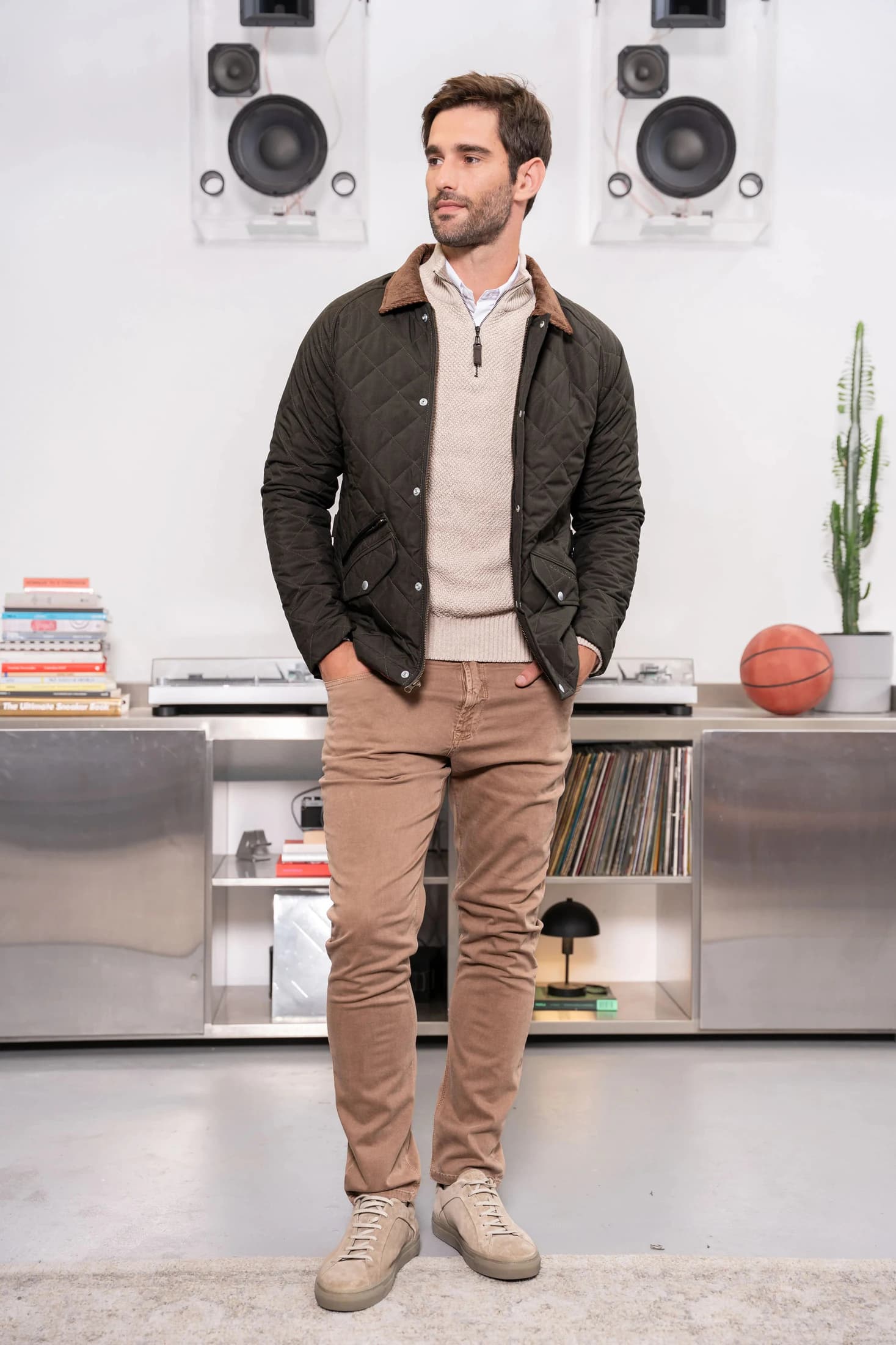 Halfzip Torino Hombre Arena - imagen 4