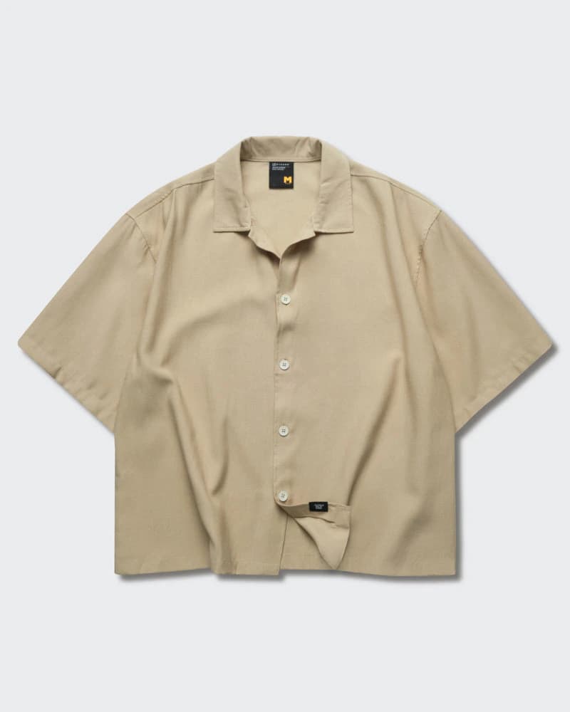 Camisa Beige Boxy Core - imagen 4