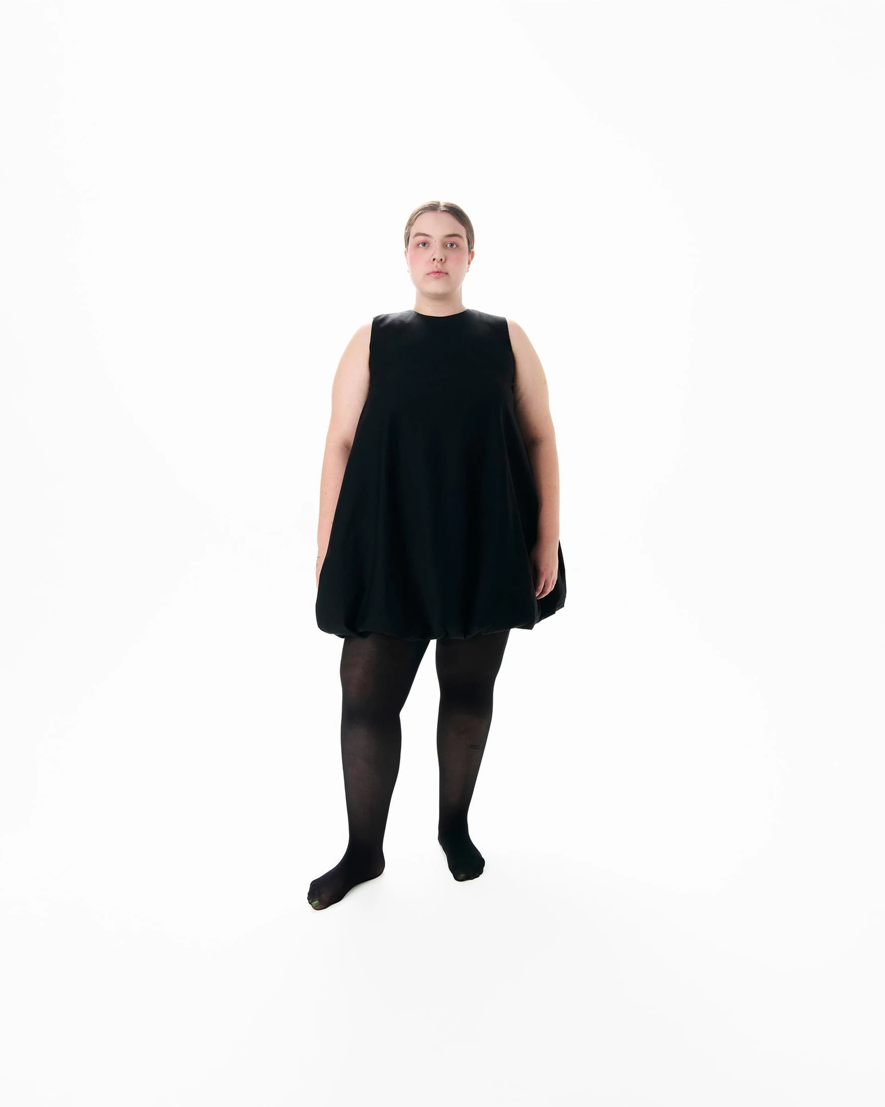 VESTIDO CIRCULAR NEGRO #1 - imagen 2