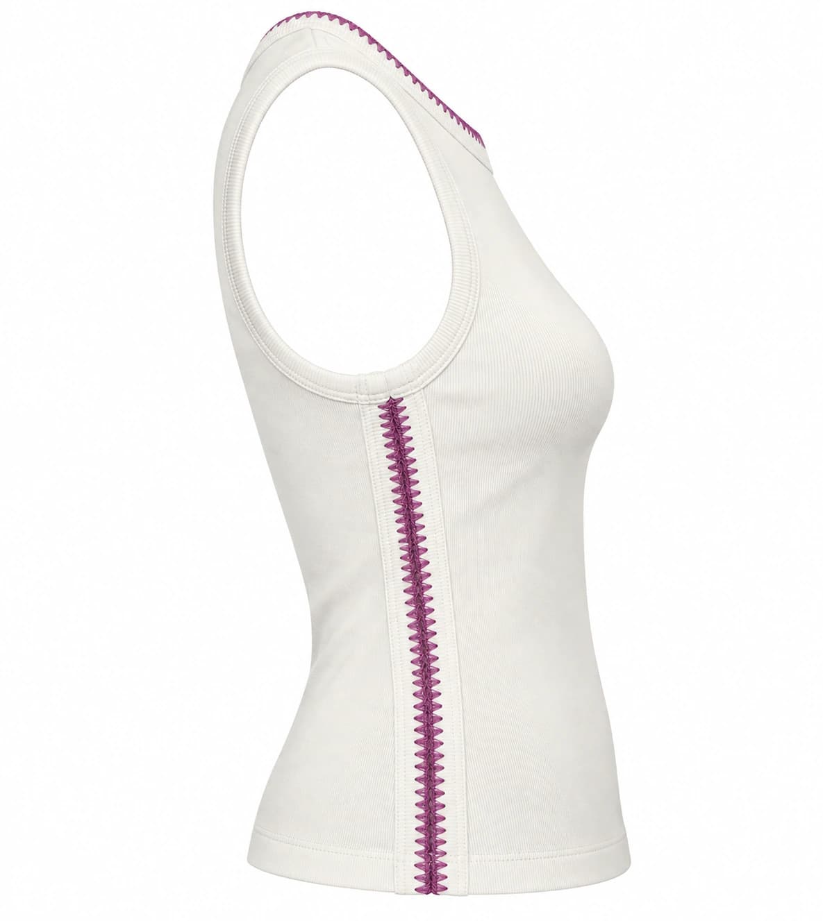 ELODIE TANK TOP IVORY - imagen 2