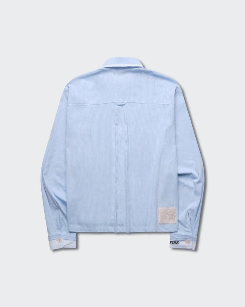 Camisa Azul Boxy Oxford Club - imagen 3