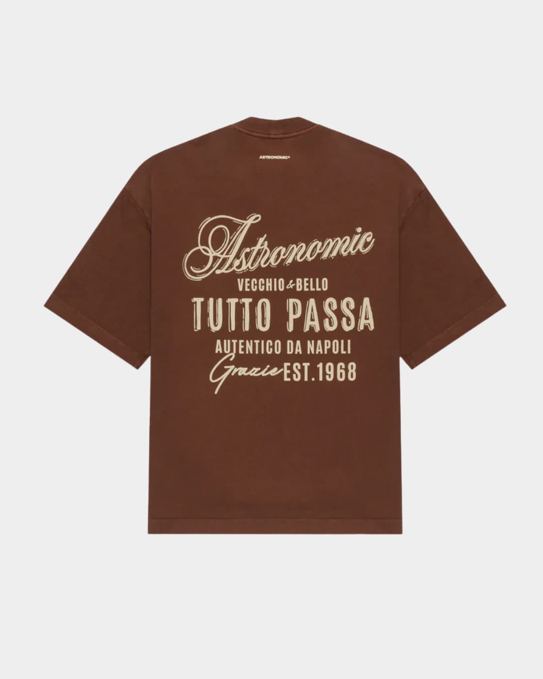 CAMISETA VECCHIO & BELLO - CAFÉ CHOCOLATE - imagen 1