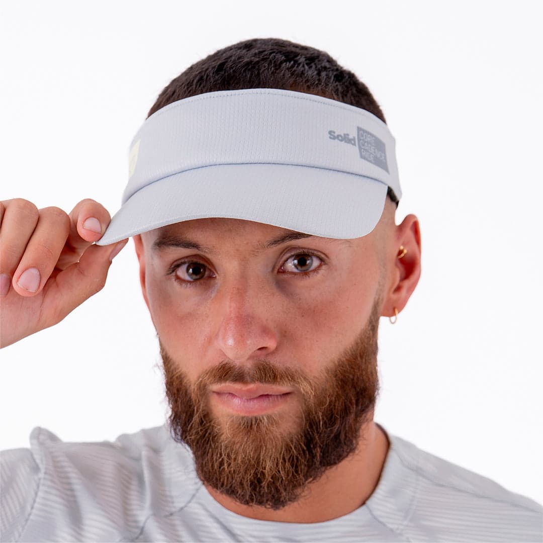 VISERA RUNNING SOLID GRIS CLARO UNISEX - imagen 2