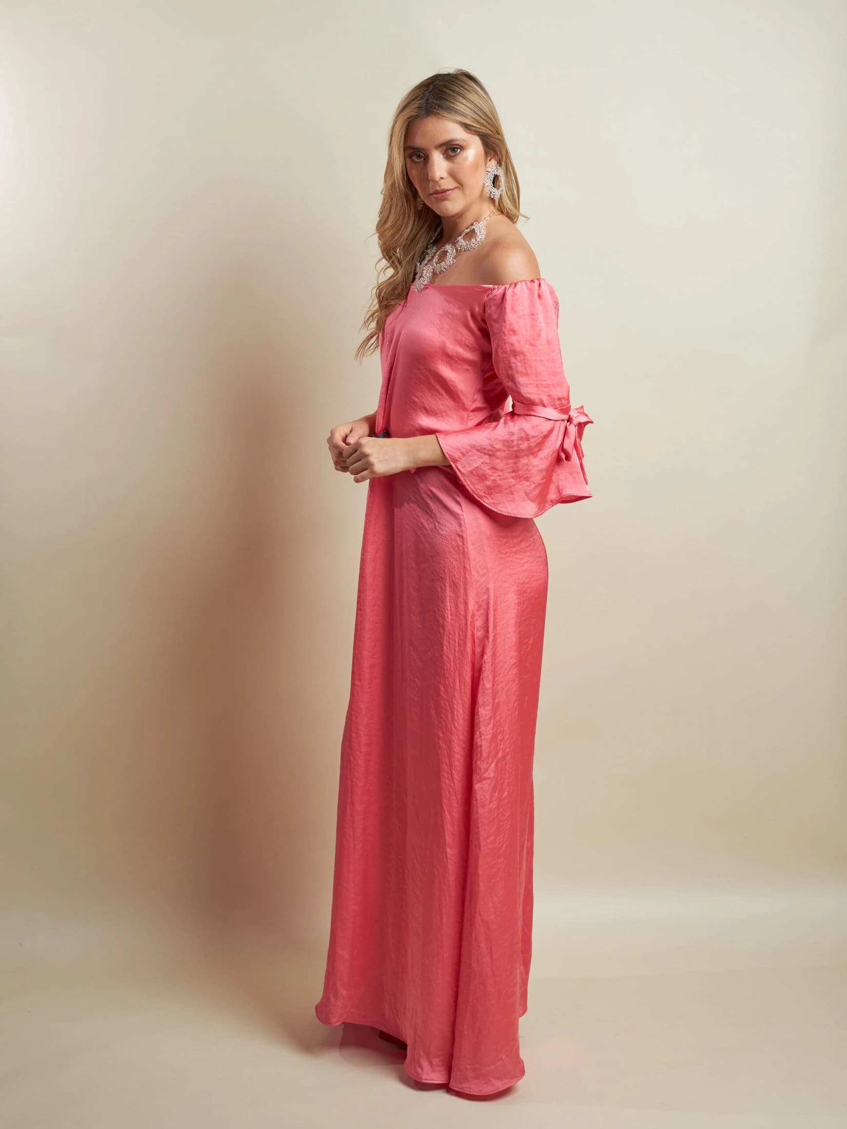 Vestido Sevilla Ii Salmon - imagen 6