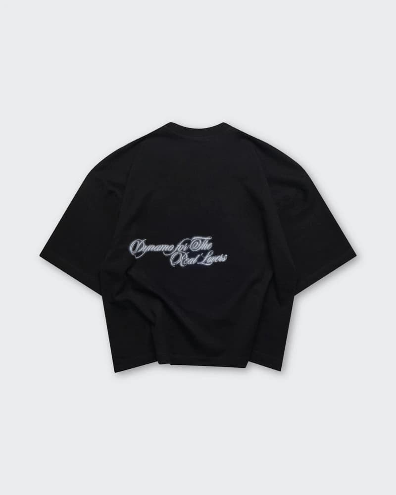 Camiseta Negra Boxy Love Hurts - imagen 6