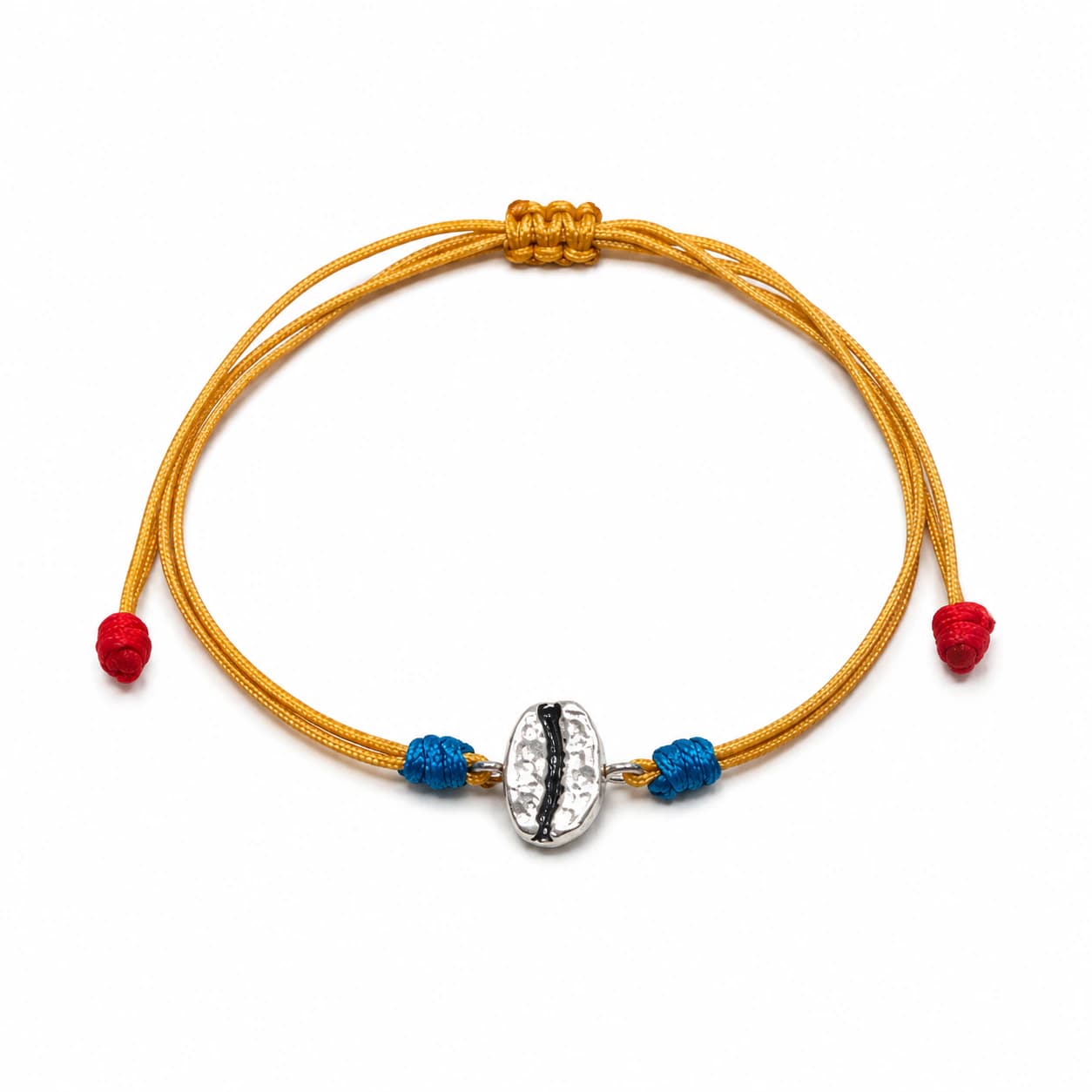 Pulsera grano de café Caturra en plata - Colombia