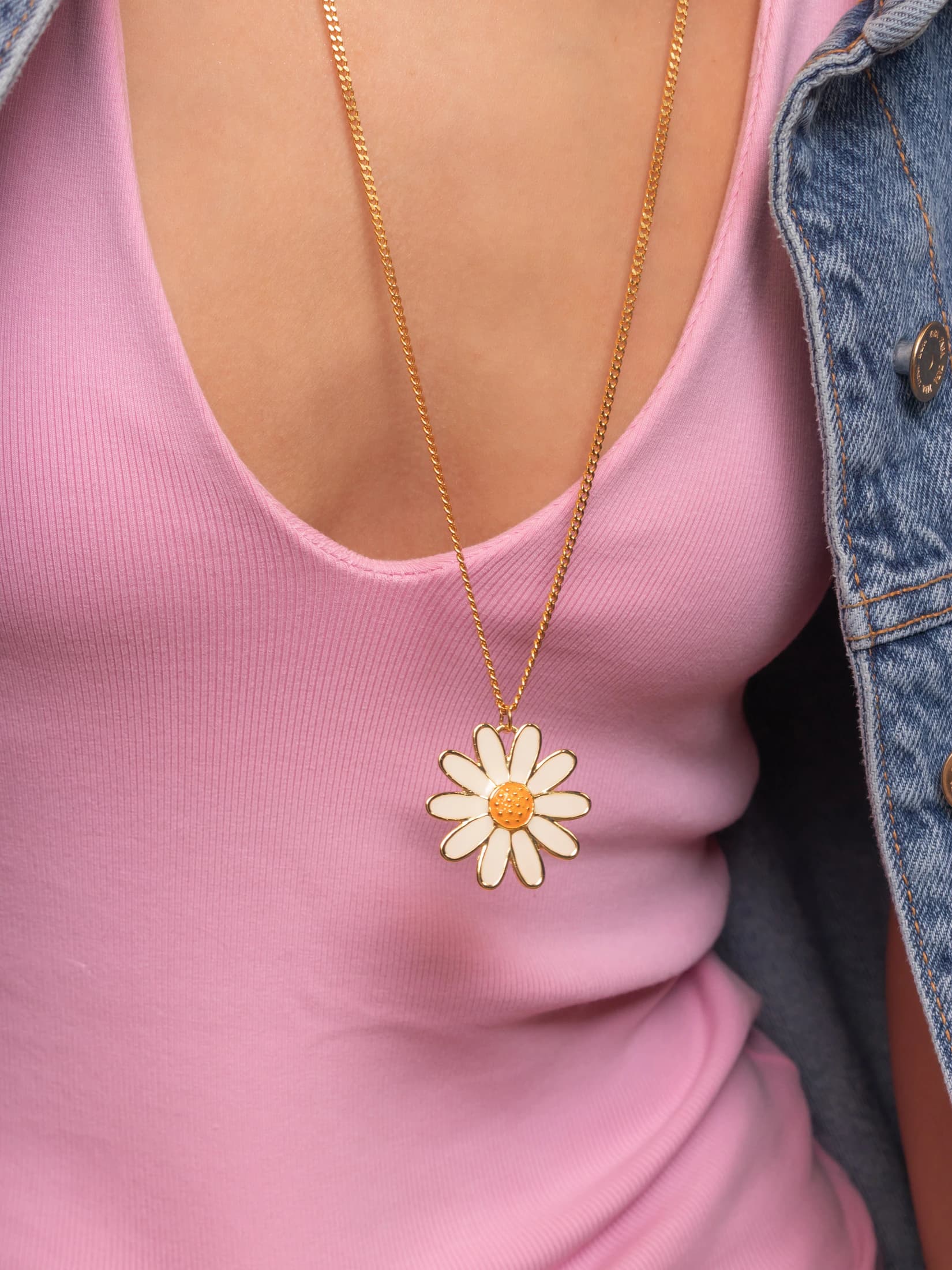 Collar Maxi Margarita + Aretes - imagen 1