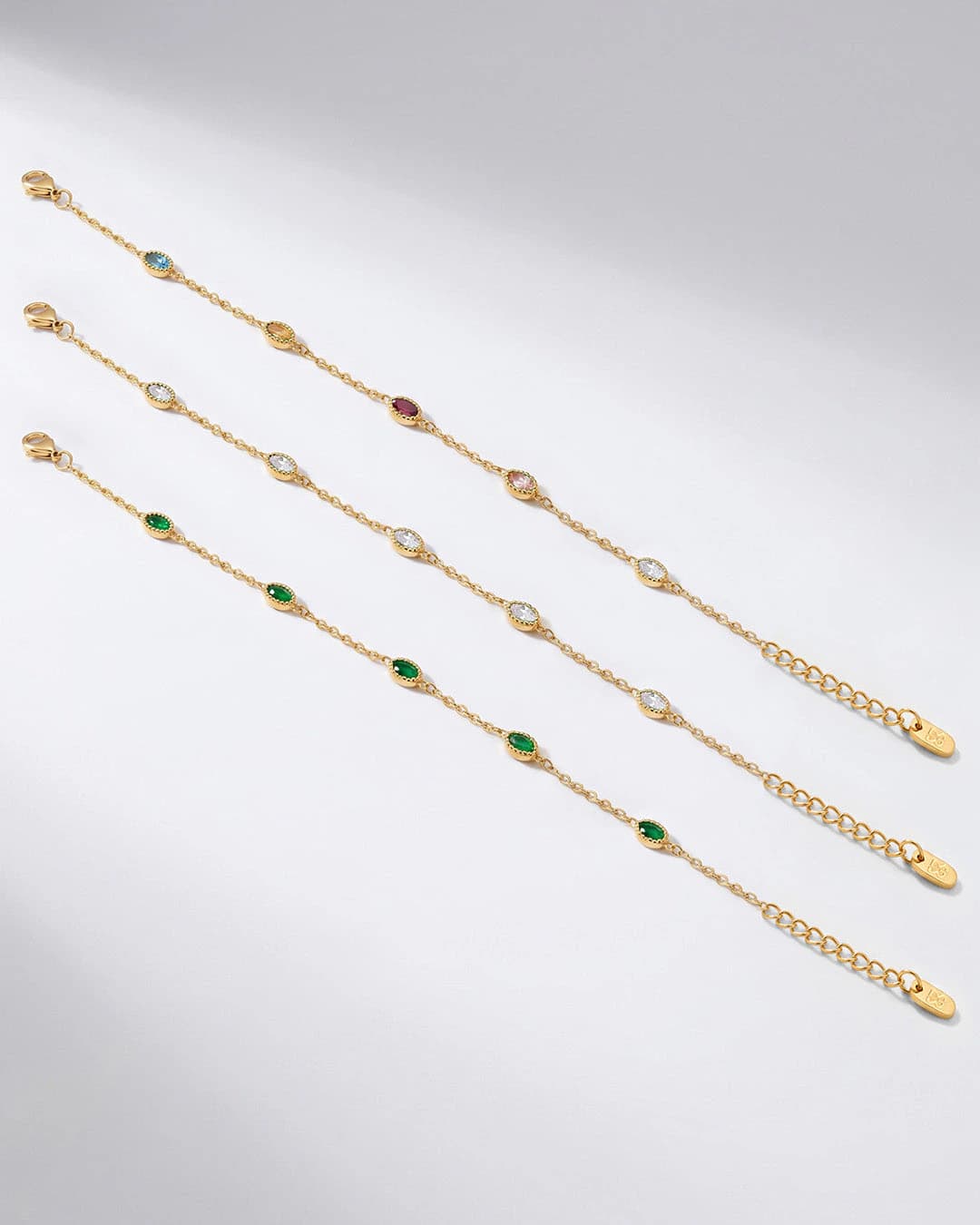 Pulsera 5 Zircones - imagen 1