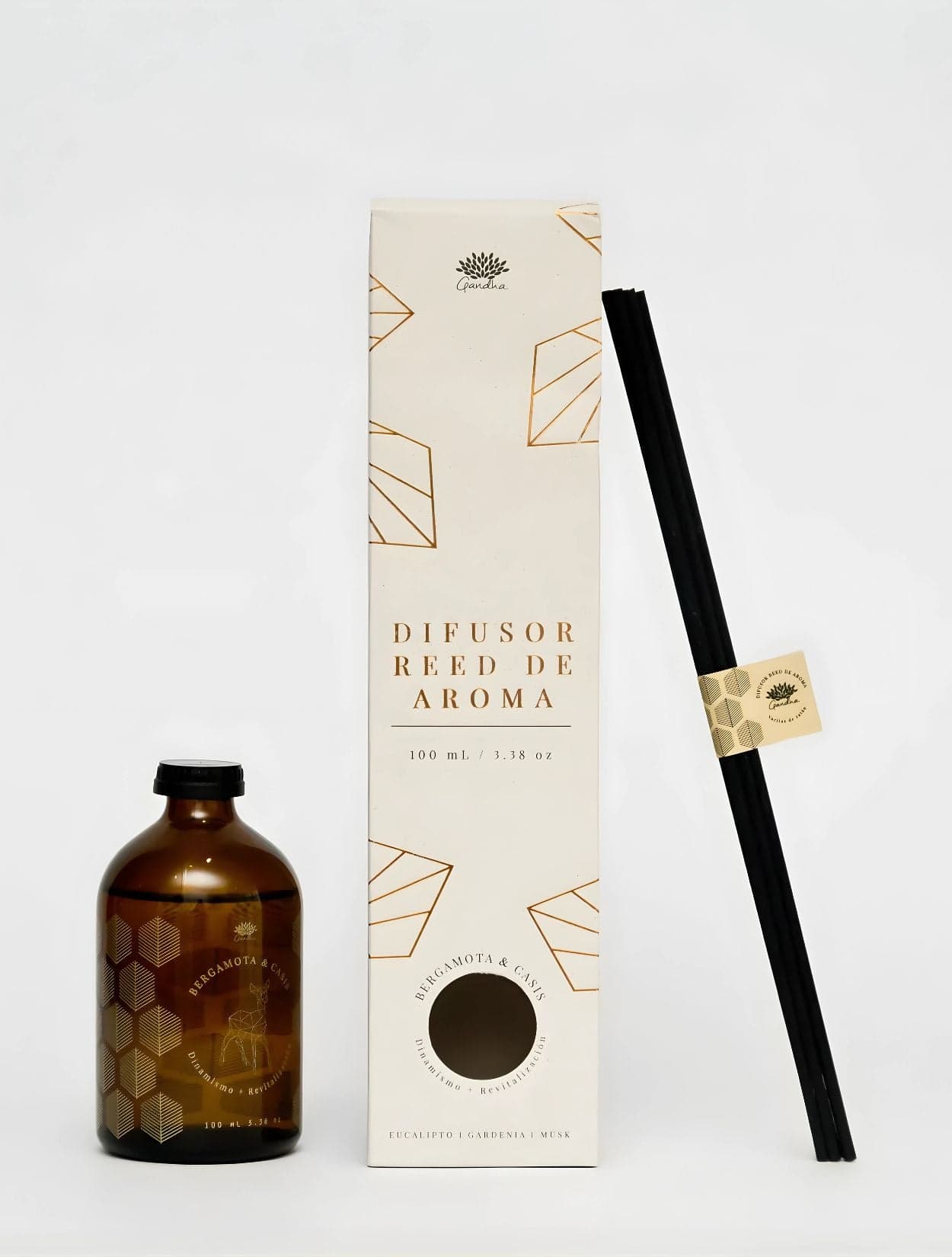 DIFUSOR REED BERGAMOTA & CASIS 100 ML - imagen 3