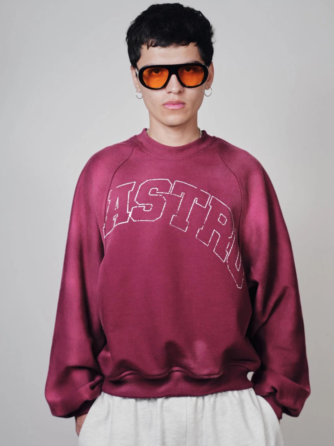 Crewneck Sun Faded — Burgundy - imagen 10