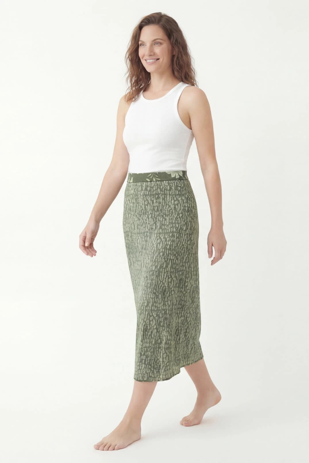 Falda Maia Puntos Verde - imagen 6