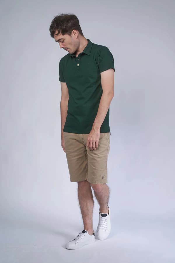 CAMISETA POLO VERDE - imagen 2