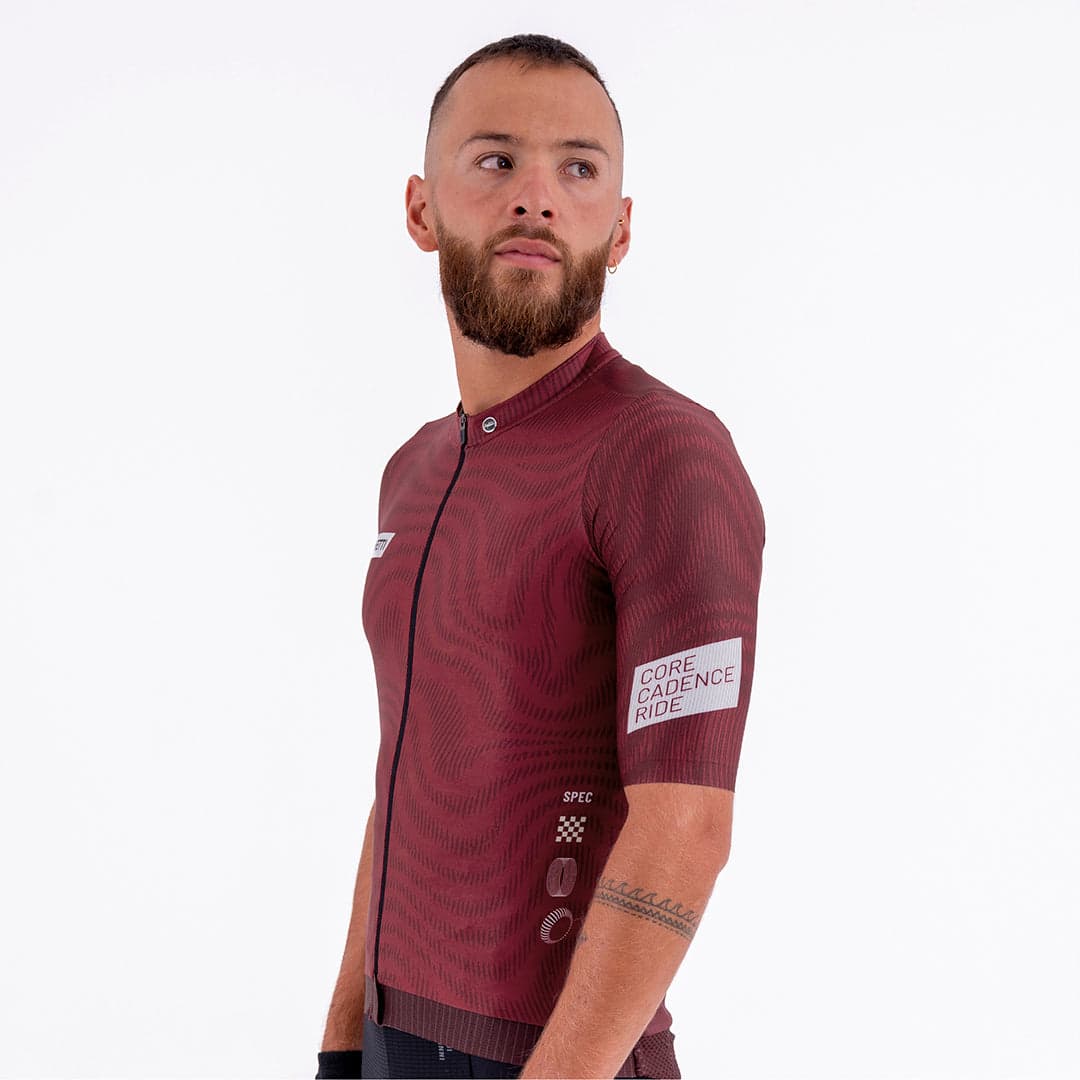 CAMISA CICLISMO MANGA CORTA PLUMWIME VINOTINTO PARA HOMBRE - imagen 3