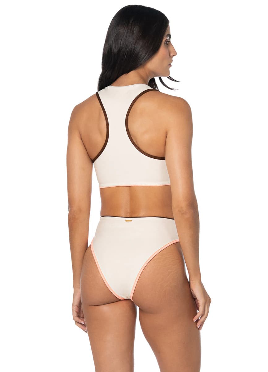Maaji Sand & Shadows Sully High Rise Classic Bikini Bottom - imagen 1
