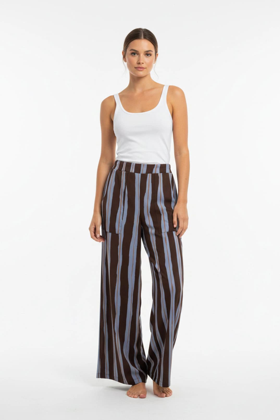 Pantalon Igua Rayas Cafe - imagen 8
