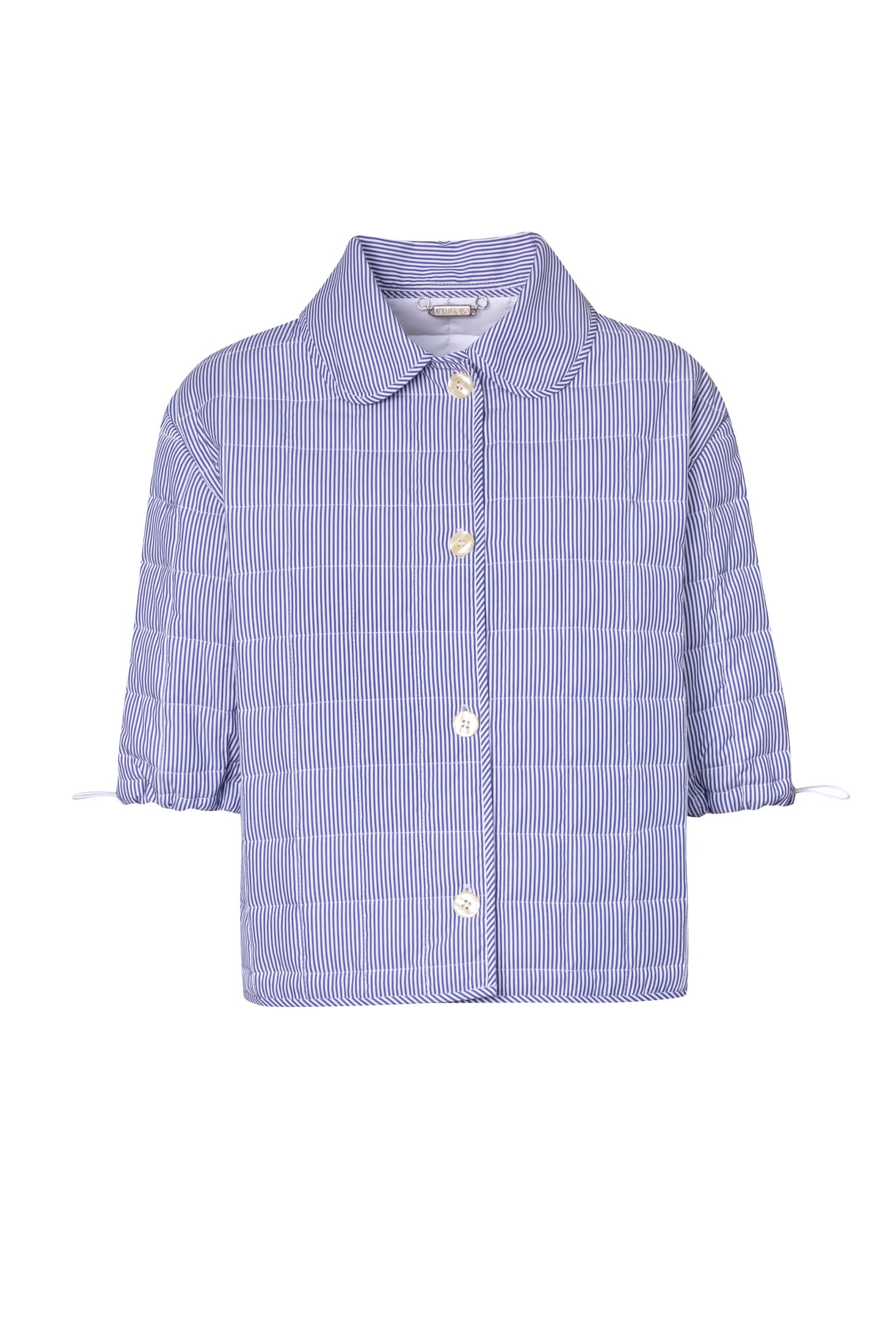 Quilted Striped Spring Jacket - imagen 2