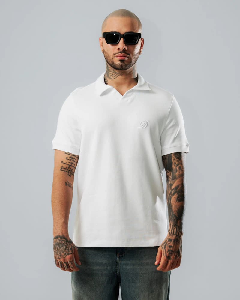 Polo Relaxed Fit Blanco - imagen 1