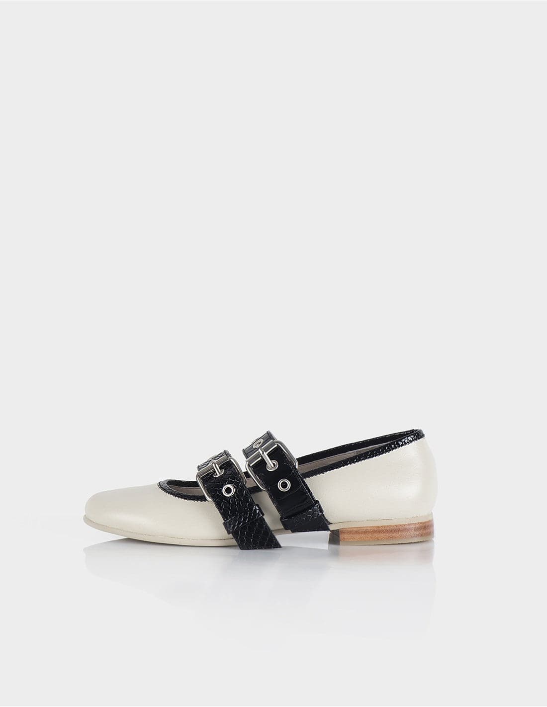 Mary Jane Peyton Beige X Negro - imagen 2