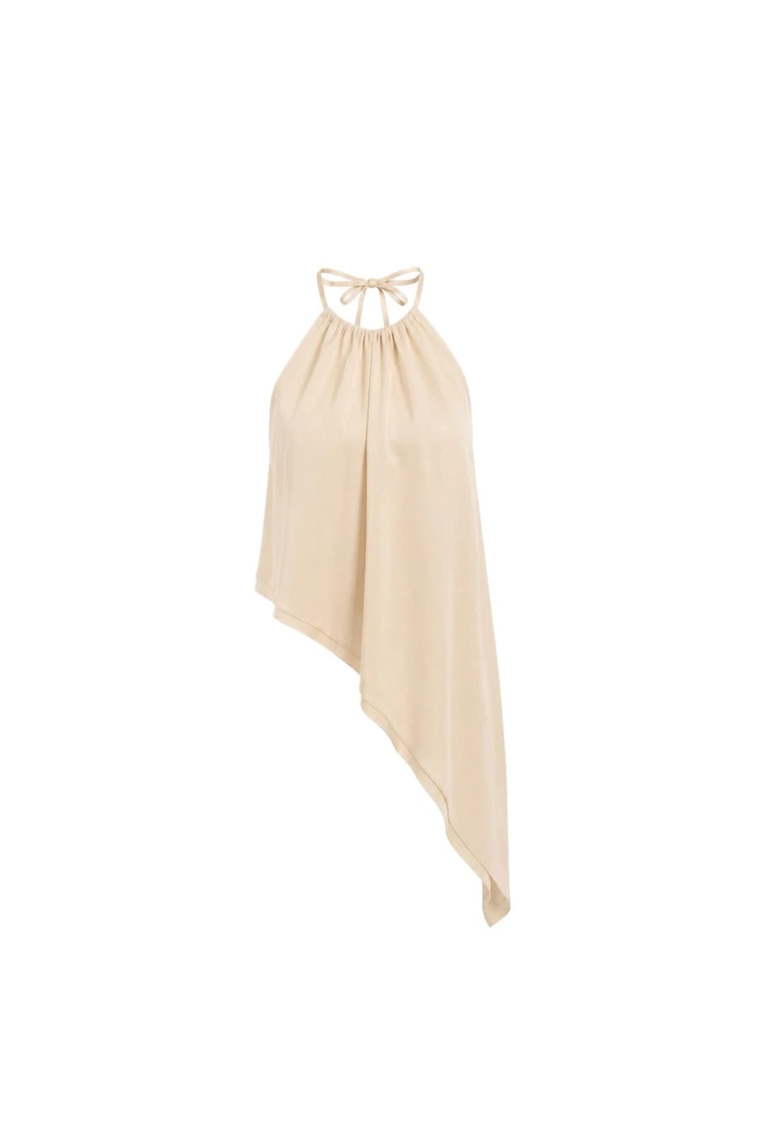 AMAL BACKLESS TOP - IVORY