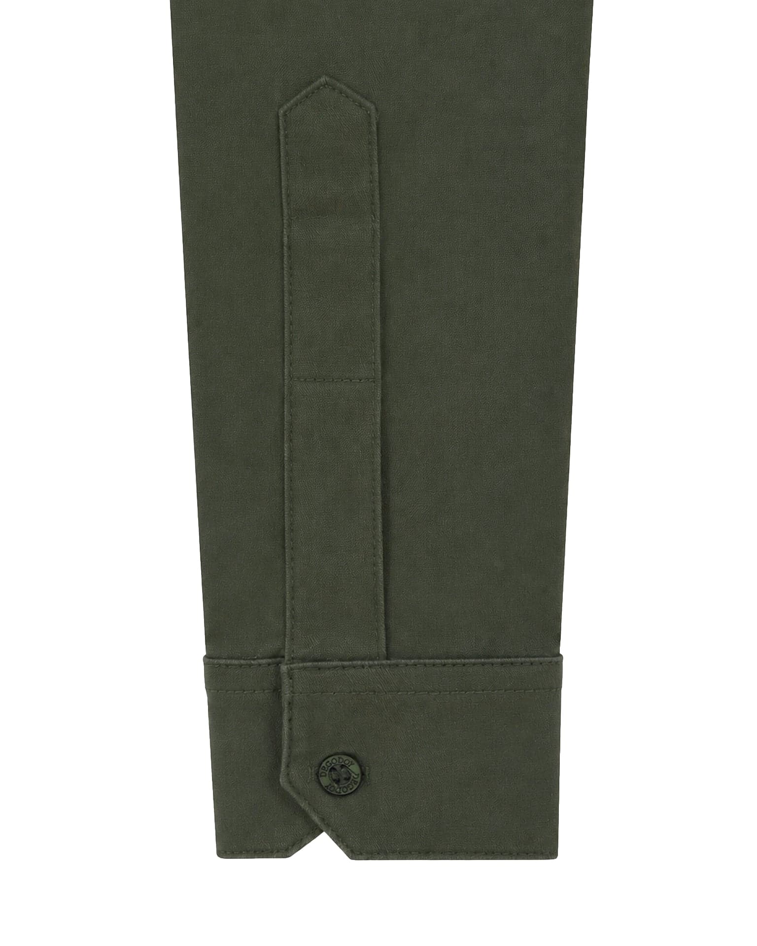 Camisa clasica Verde Army - imagen 4