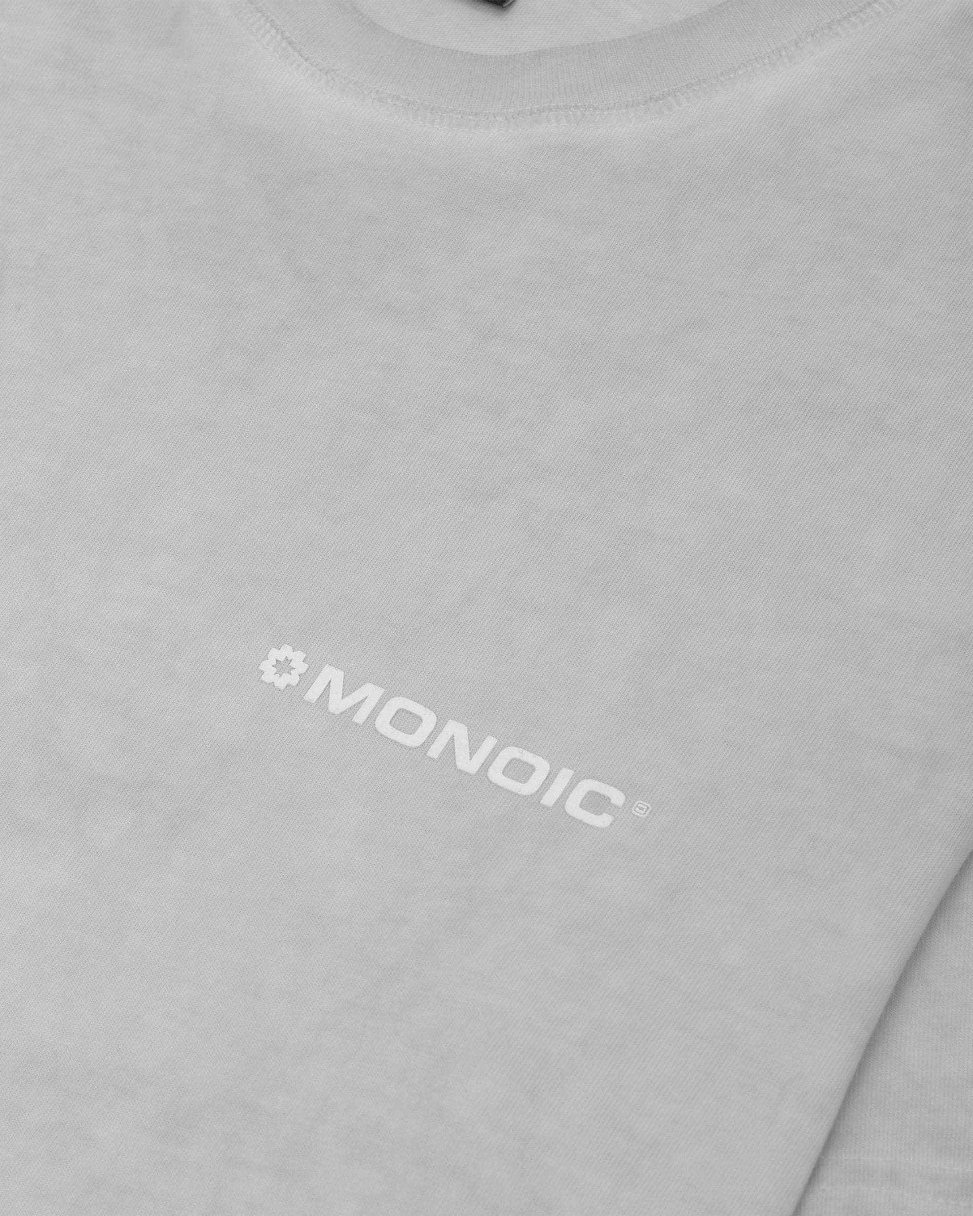 Camiseta Boxy Fit Básica V2 - Gris Desgastado - imagen 3